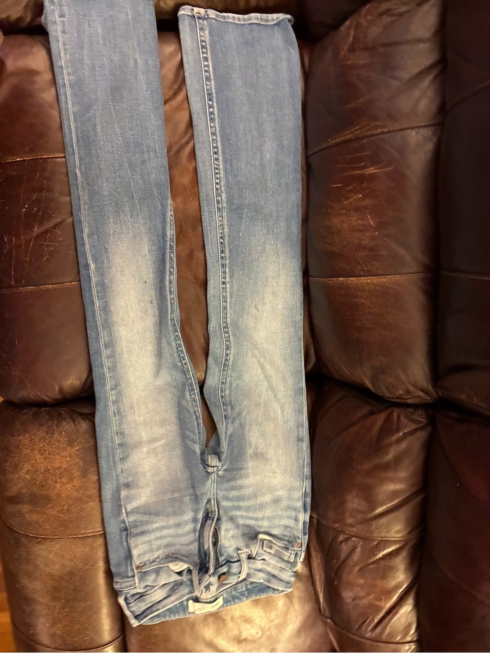 BKE Light Blue Bootcut Stretch Jeans